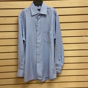 SOPRANI men fashionable shirt Made in Italy Size 15.5